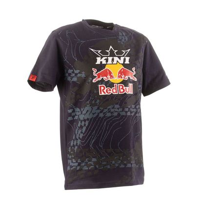 T-Shirt manches courtes Kini Red Bull TOPOGRAPHY - Bleu
