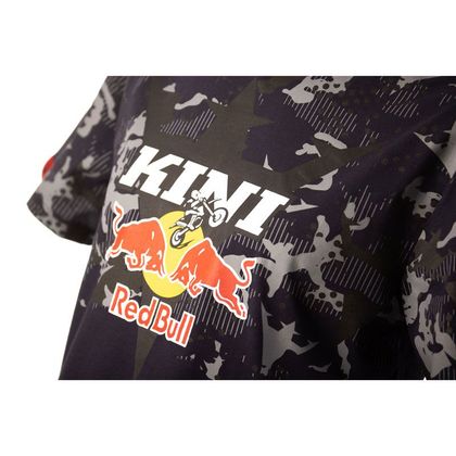 T-Shirt manches courtes Kini Red Bull URBAN CAMO - Bleu