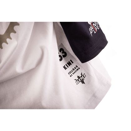 T-shirt manches longues Kini Red Bull RITZEL - Bleu / Blanc