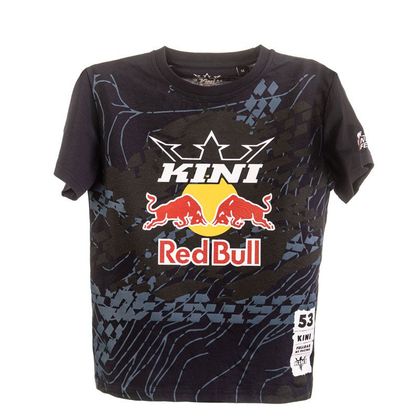Maglietta maniche corte Kini Red Bull TOPOGRAPHY ENFANT - Blu Ref : KRB0072 