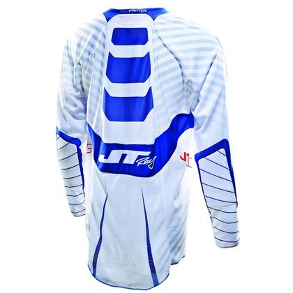 JT Racing EVO PROTEK FADER BLANC ROUGE BLEU Cross jersey