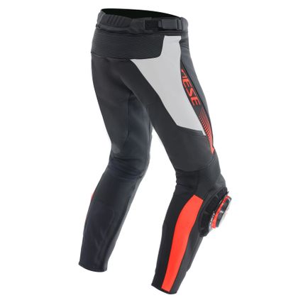 Pantaloni Dainese SUPER SPEED PERFORATED - Bianco / Rosso