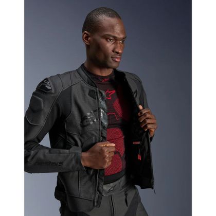 Alpinestars DUSK AIRFLOW Motorcykeljakke - Sort. / Hvid