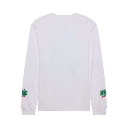 T-shirt manches longues Fox HARDCORE 195 ORIGINAL - Blanc