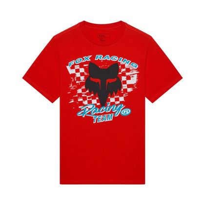 Fox HC94 II 195 ORIGINEEL T-shirt met korte mouwen - Zwart / Rood Ref: FX6437 