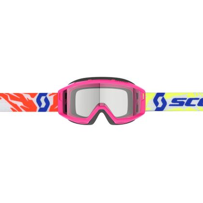 Gafas de motocross Scott PRIMAL - CLEAR - YOUTH - Rosa