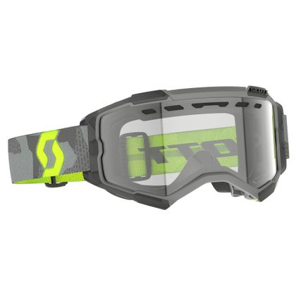 Gafas de motocross Scott Fury Enduro - light grey/neon yellow clear - Gafas  
