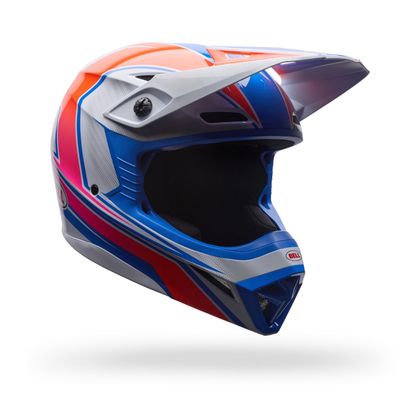 Casque cross Bell MX-10 MIPS SPEEDWAY 2026 - Blanc / Bleu Ref : EL0895-C6689 