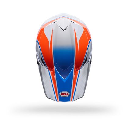 Casque cross Bell MX-10 MIPS SPEEDWAY 2026 - Blanc / Bleu