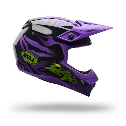 Bell MX-10 MIPS - SLAYCO CHILD Cross helmet - Black / Purple