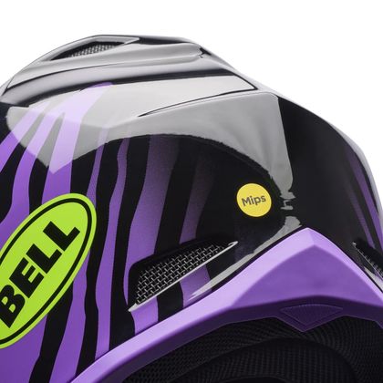 Bell MX-10 MIPS - SLAYCO CHILD Cross helmet - Black / Purple
