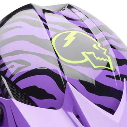 Bell MX-10 MIPS - SLAYCO CHILD Cross helmet - Black / Purple