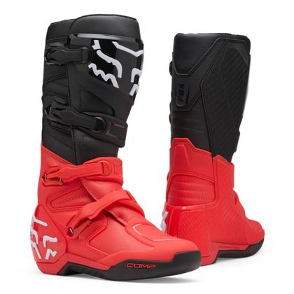 Bottes cross Fox COMP 2027 - Noir / Rouge Ref : FX6606 