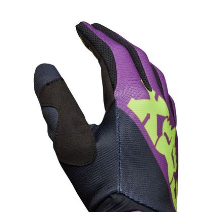 Gants cross Fox 180 RAID - ENFANT - Violet / Noir