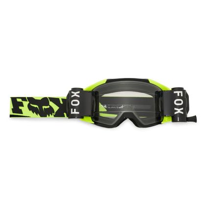 Masque cross Fox VUE ROLL OFF 2027 - Jaune / Noir Ref : FX6575 / 40567-A46-OS 
