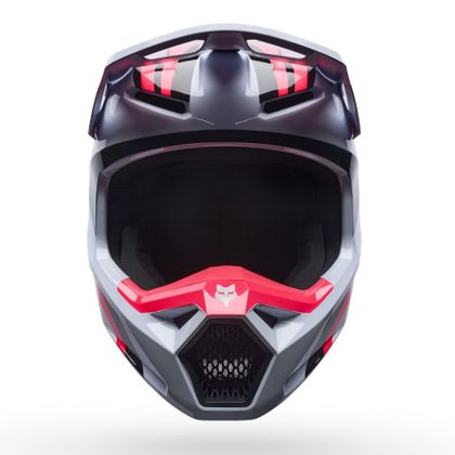 Kask cross Fox V1 - DRAFT - DZIECKO - Biały / Różowy