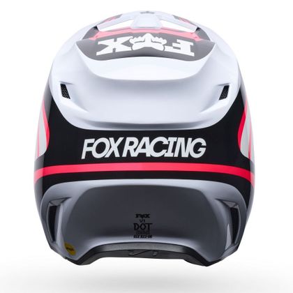 Kask cross Fox V1 - DRAFT - DZIECKO - Biały / Różowy