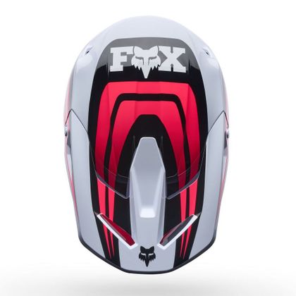 Kask cross Fox V1 - DRAFT - DZIECKO - Biały / Różowy