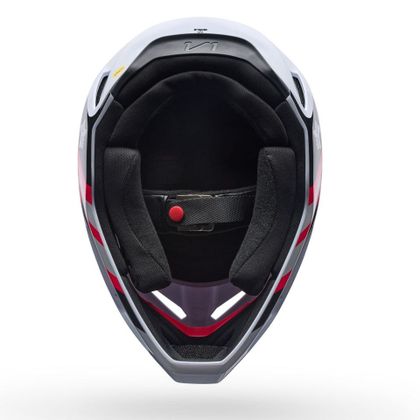Kask cross Fox V1 - DRAFT - DZIECKO - Biały / Różowy