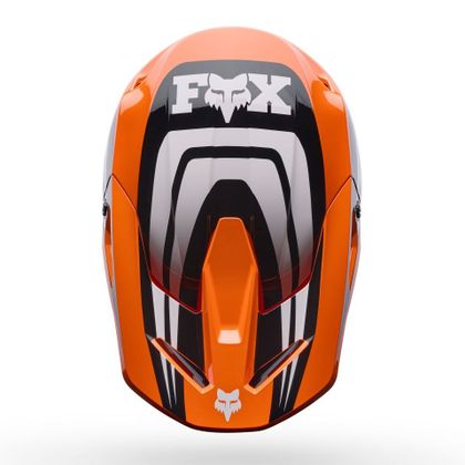 Kask cross Fox V1 - DRAFT - DZIECKO - Pomarańczowy / Czarny
