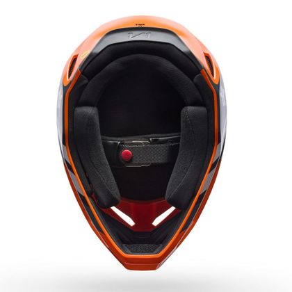 Kask cross Fox V1 - DRAFT - DZIECKO - Pomarańczowy / Czarny