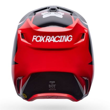 Casque cross Fox V1 - FRAME - ENFANT - Rouge