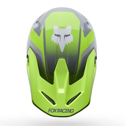 Casque cross Fox V1 - FRAME - ENFANT - Gris / Jaune