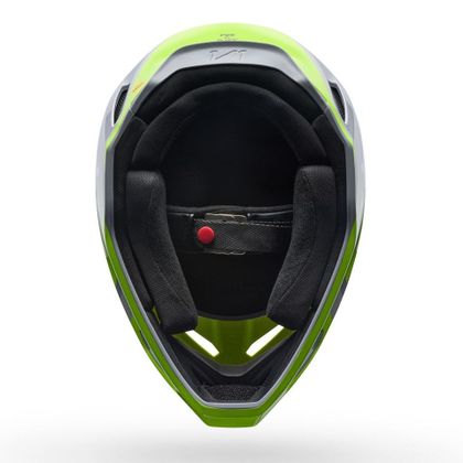 Casque cross Fox V1 - FRAME - ENFANT - Gris / Jaune