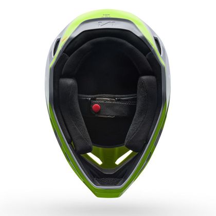 Kask cross Fox V1 - FRAME 2027 - Szary / Żółty