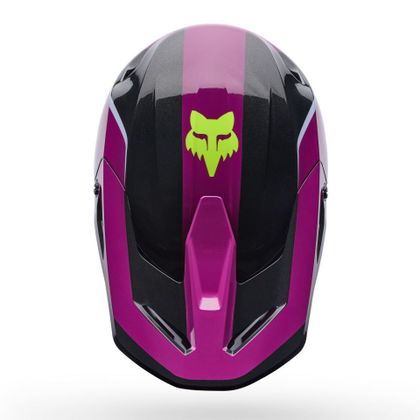 Fox V1 - RAID - KINDER Crosshelm - Paars / Zwart