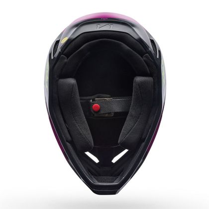 Kask cross Fox V1 - RAID 2027 - Fioletowy / Czarny