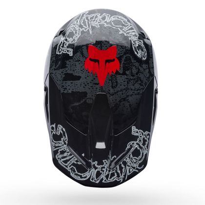 Kask cross Fox V1 - ABYSS 2027 - Czarny