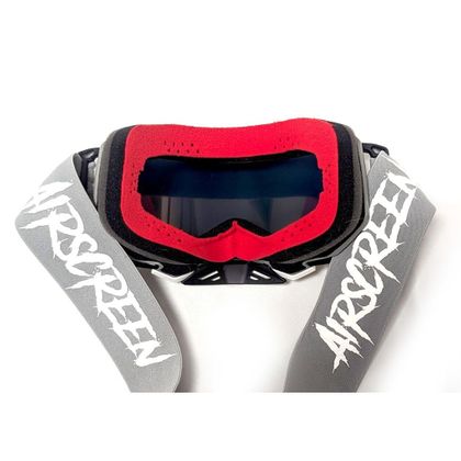 Masque cross Airscreen Aero 03 EX écran clair 2025 - Noir / Blanc