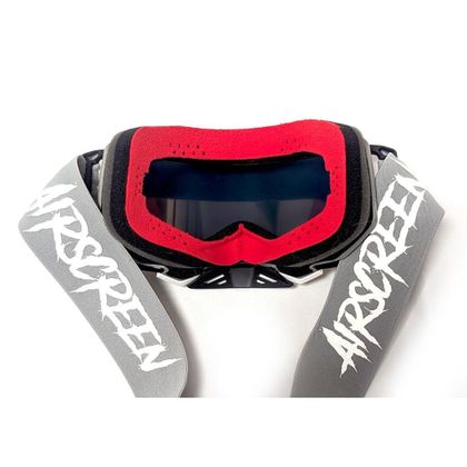 Masque cross Airscreen Aero 03 EX écran Iridum mirroir 2025 - Noir / Blanc