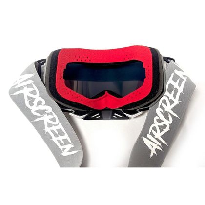 Masque cross Airscreen Aero 03 MX écran Iridum mirror 2025 - Noir / Blanc