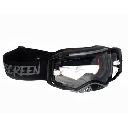 Masque cross Airscreen Aero 04 EX écran clair 2025 - Noir / Gris Ref : ASM0008 / 001-017-04 