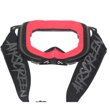 Masque cross Airscreen Aero 04 MX écran Iridum green 2025 - Noir / Gris