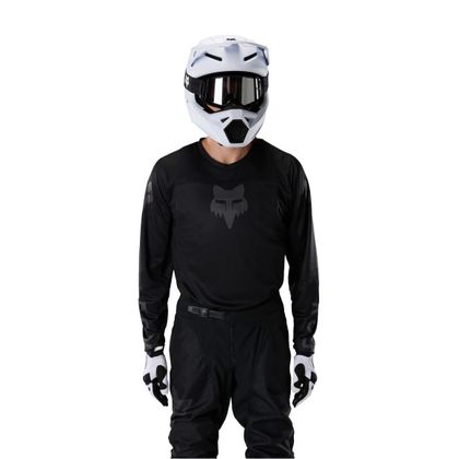 Maillot cross Fox 180 - BLACKOUT 2027 - Noir