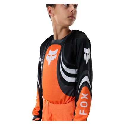 Fox 180 - DRAFT - KINDER Crossshirt - Oranje / Zwart