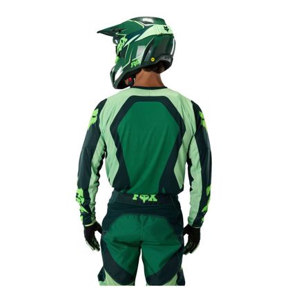 Krosový dres Fox 180 - RAID 2027 - Zelená