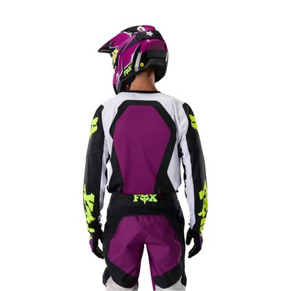 Krosový dres Fox 180 - RAID 2027 - Fialový / Černá