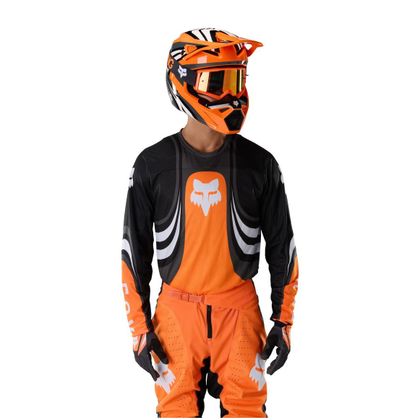 Krosový dres Fox 180 - DRAFT 2027 - Černá / Oranžová