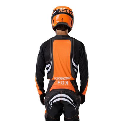 Krosový dres Fox 180 - DRAFT 2027 - Černá / Oranžová