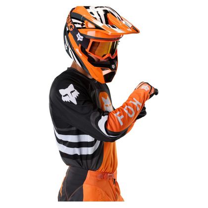 Krosový dres Fox 180 - DRAFT 2027 - Černá / Oranžová