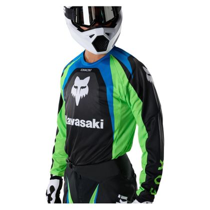 Krosový dres Fox 180 - KAWASAKI 2027 - Černá