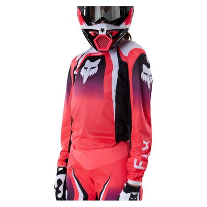 Koszulka cross Fox 180 - FRAME KOBIETA 2027 - Różowy