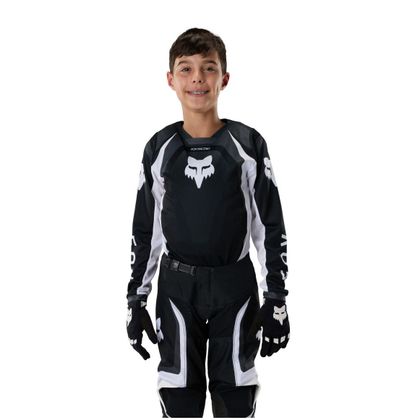 Fox 180 - FRAME - KINDER Crossshirt - Zwart