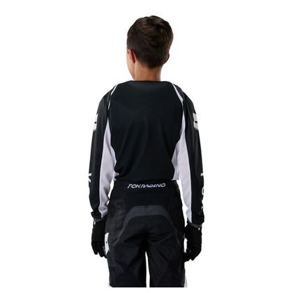 Fox 180 - FRAME - KINDER Crossshirt - Zwart