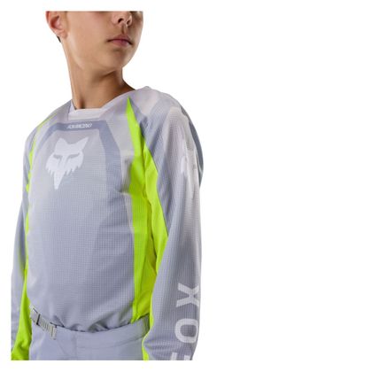 Fox 180 - RAHMEN - KIND Crosshemd - Grau / Gelb