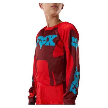 Fox 180 - RAID - KINDER Crossshirt - Oranje